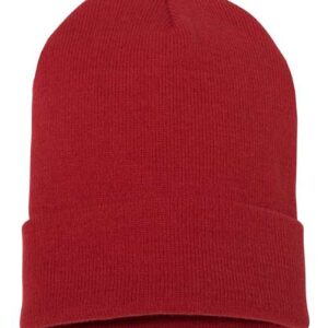 Red Cuffed Beanie