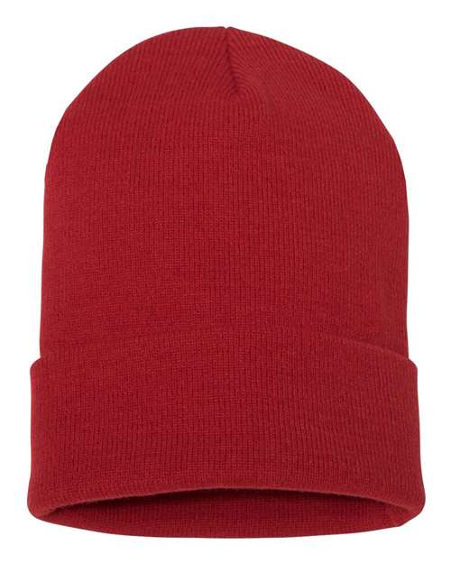 Red Cuffed Beanie